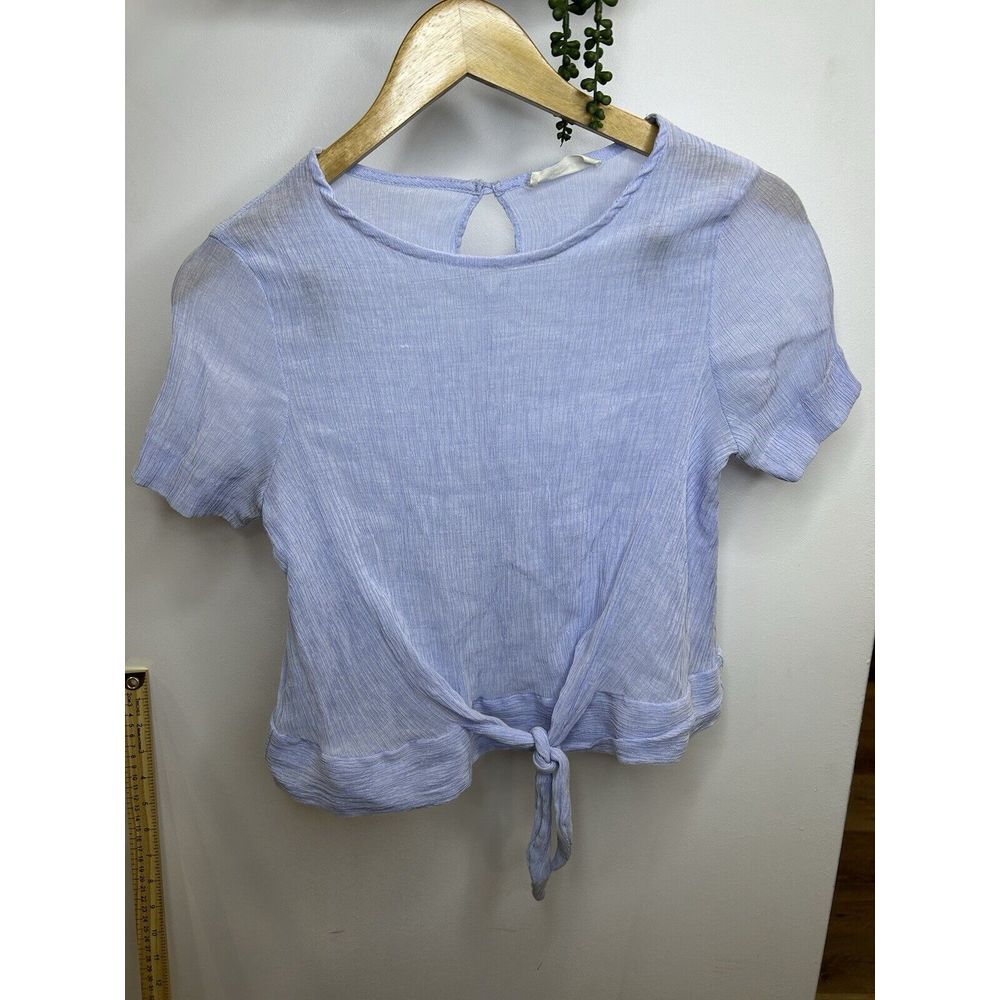 Sophie Rue Light Blue, Front‎ Tie, Size Small
